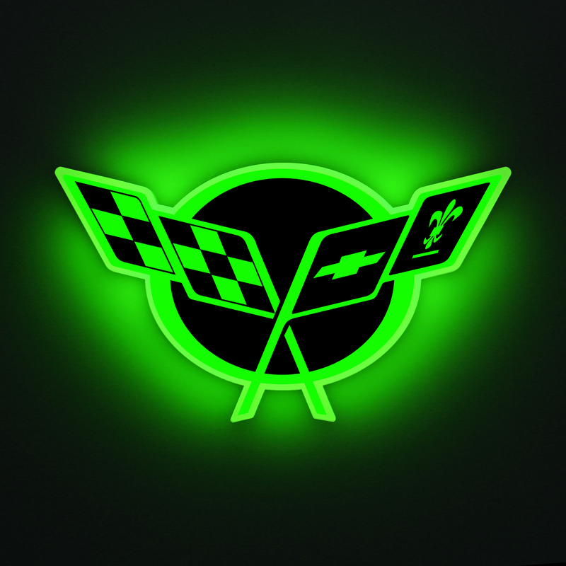 Corvette C5 LED Car Emblem