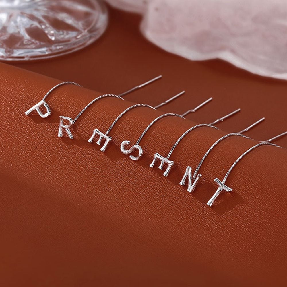 Avtoit | Shiny Alphabet Earrings