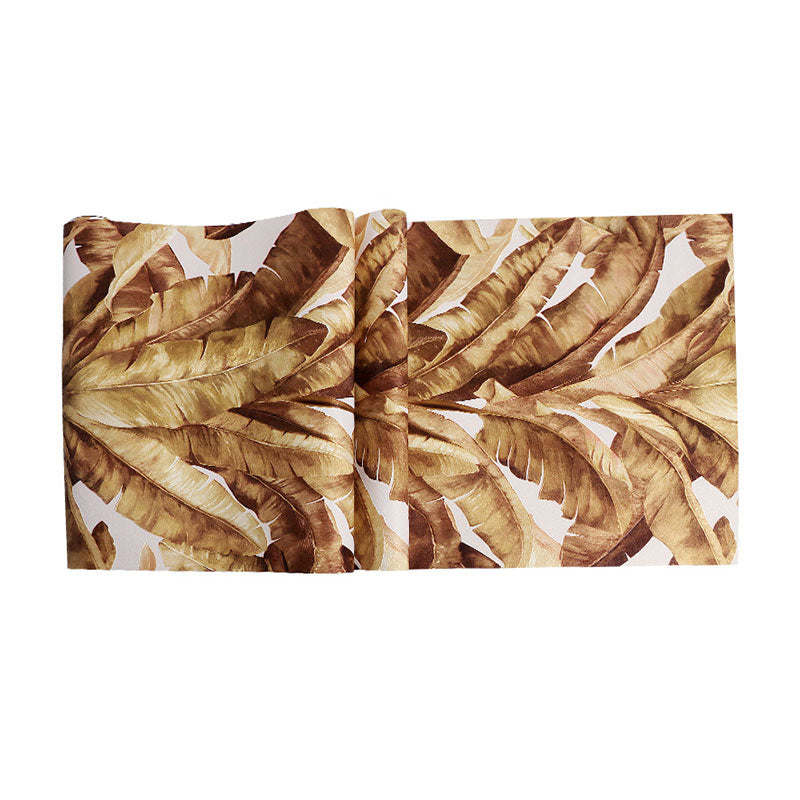 Avtoit | Tropical Banana Leaf Wall Covering for Accent Wall Contemporary Wallpaper, 33'