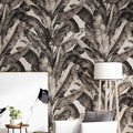 Avtoit | Tropical Banana Leaf Wall Covering for Accent Wall Contemporary Wallpaper, 33'