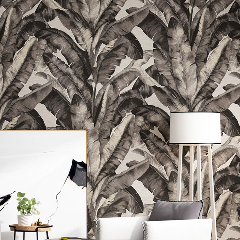Avtoit | Tropical Banana Leaf Wall Covering for Accent Wall Contemporary Wallpaper, 33'