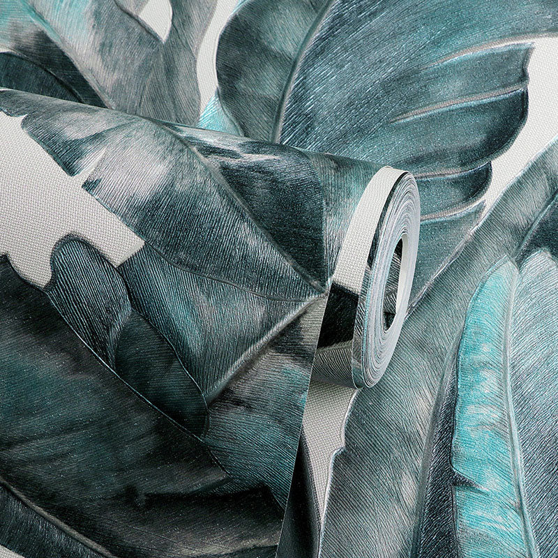 Avtoit | Tropical Banana Leaf Wall Covering for Accent Wall Contemporary Wallpaper, 33'