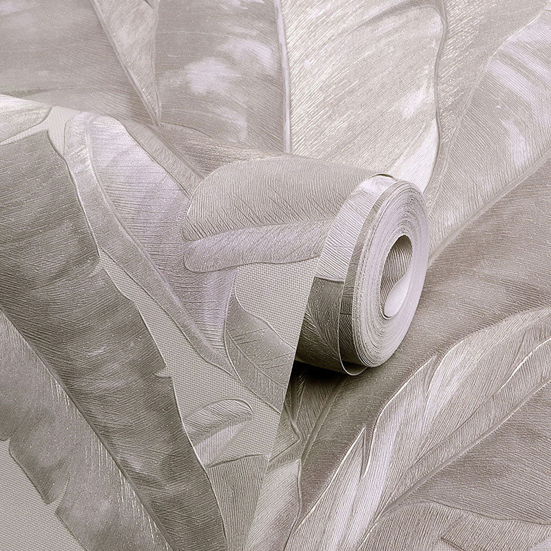 Avtoit | Tropical Banana Leaf Wall Covering for Accent Wall Contemporary Wallpaper, 33'