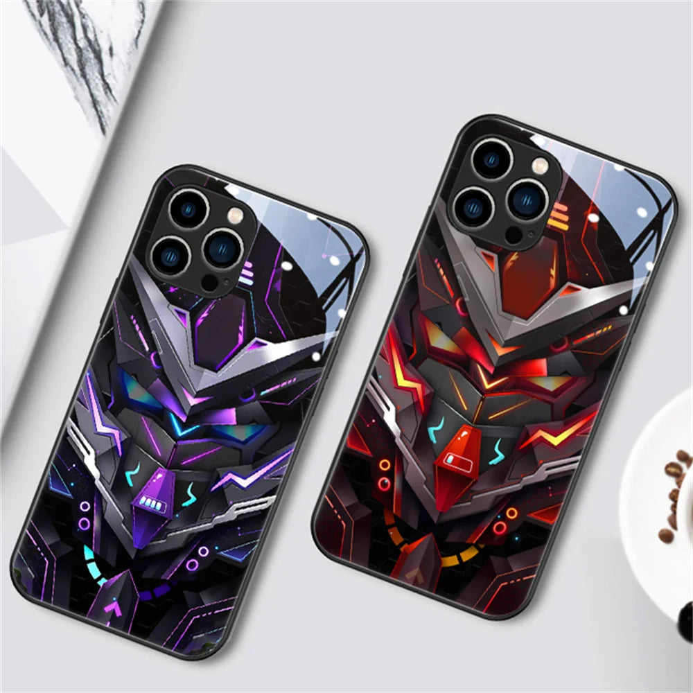 Avtoit | Cool Mecha Apple Smart Flash Phone Case