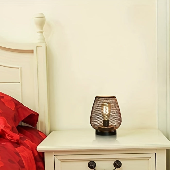 Avtoit | AuroraMesh Table Lamp Set – Industrial Style with Warm Ambient Lighting