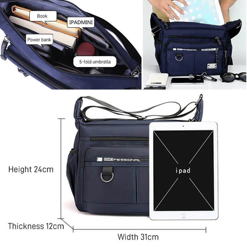 Avtoit | Light waterproof shoulder bag with large capacity