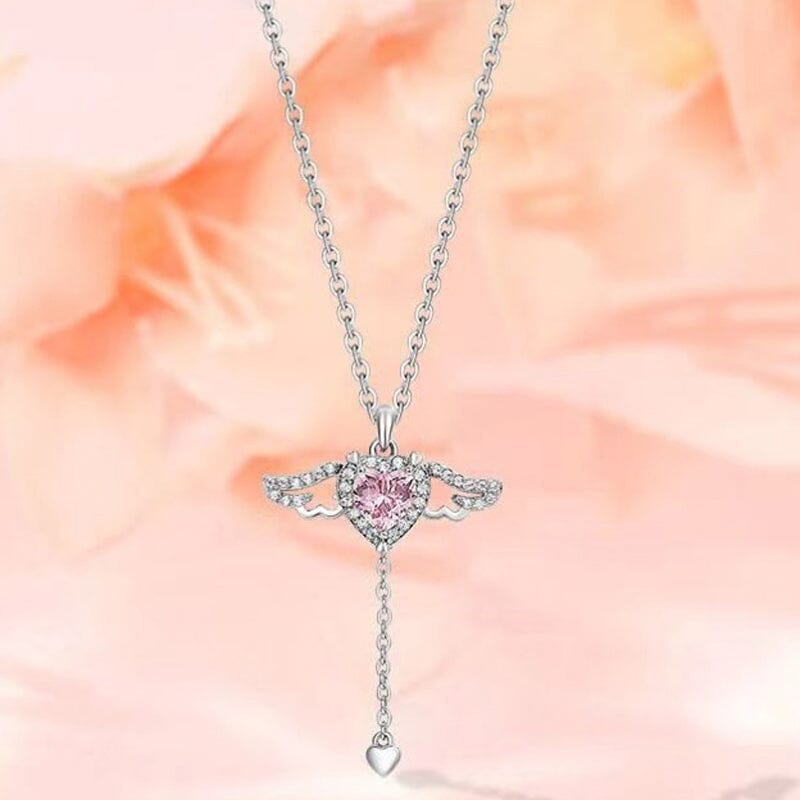 Avtoit | Pink Angel Wings Necklace