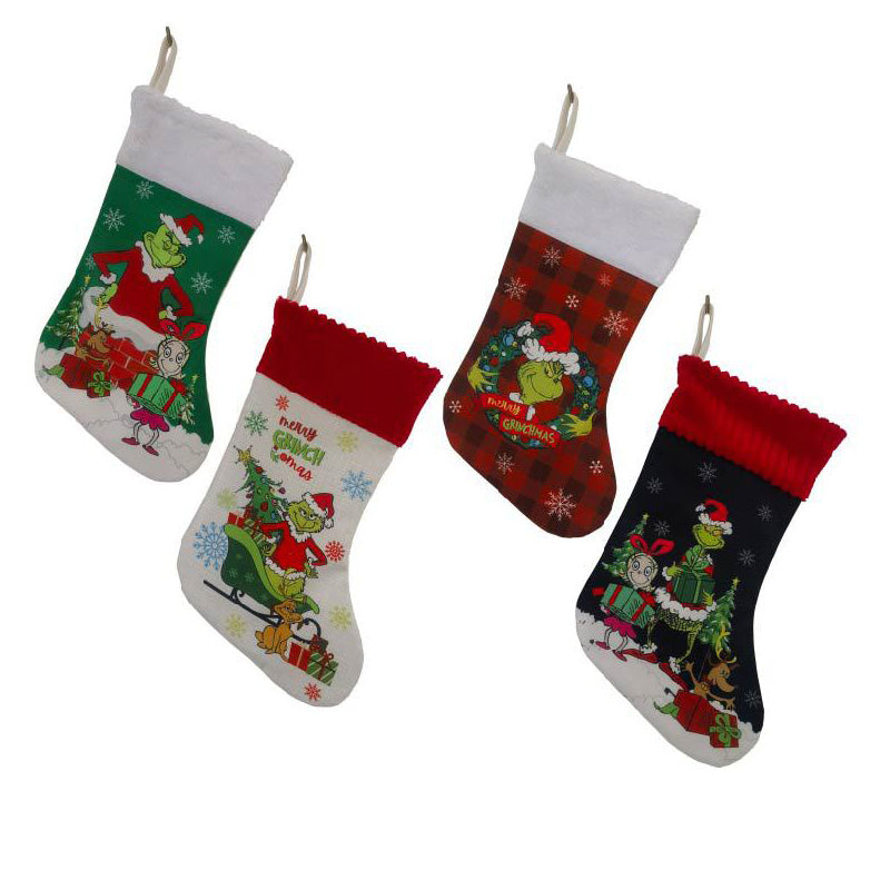 Avtoit | Green Christmas Stockings Christmas Decorations