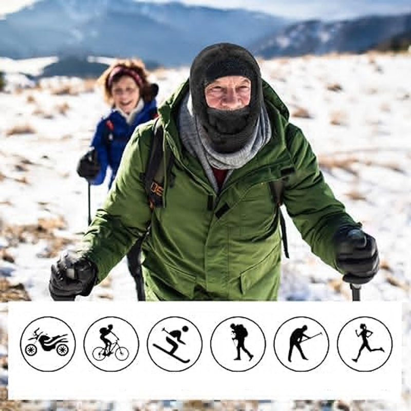 Avtoit | Ski mask with Sherpa hood