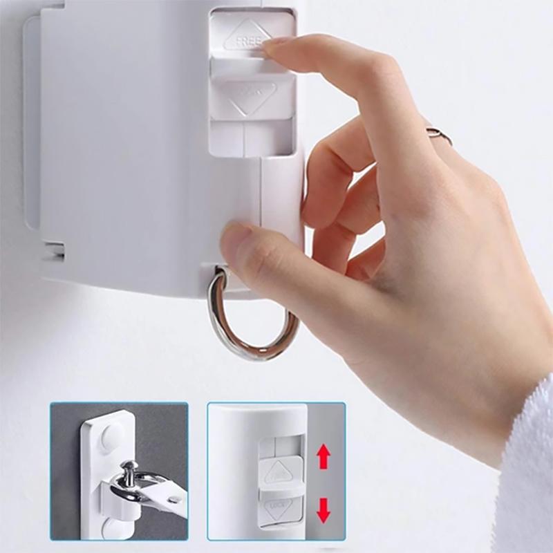 Avtoit | Glue-Free Indoor Invisible Clothesline