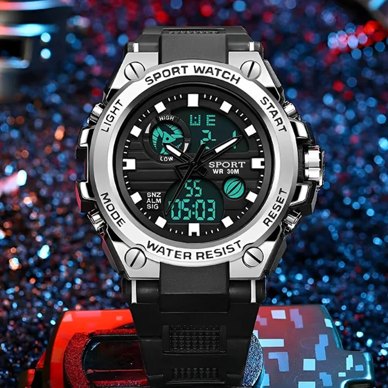 Avtoit | Men's Double Display Waterproof Luminous Watch