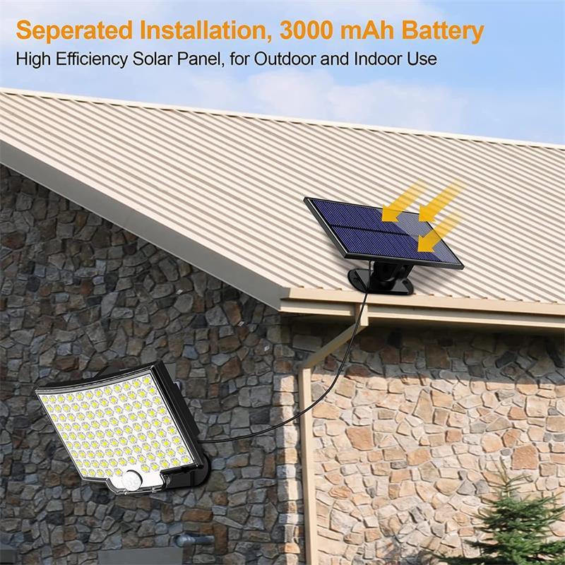 Avtoit | 106 LED Outdoor Solar Security Light with Motion Sensor – Waterproof Wall Light for Garden, Driveway & Patio