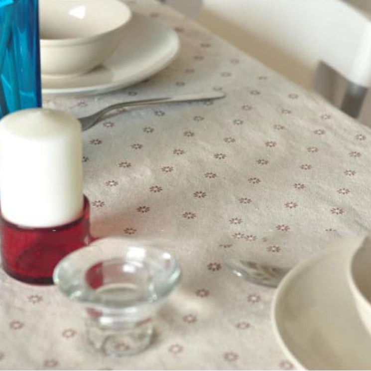 Avtoit | Daisy Print Cotton Linen Tablecloth
