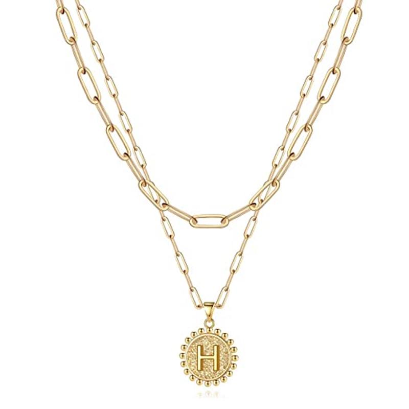 Avtoit | Golden Initial Necklaces for Women