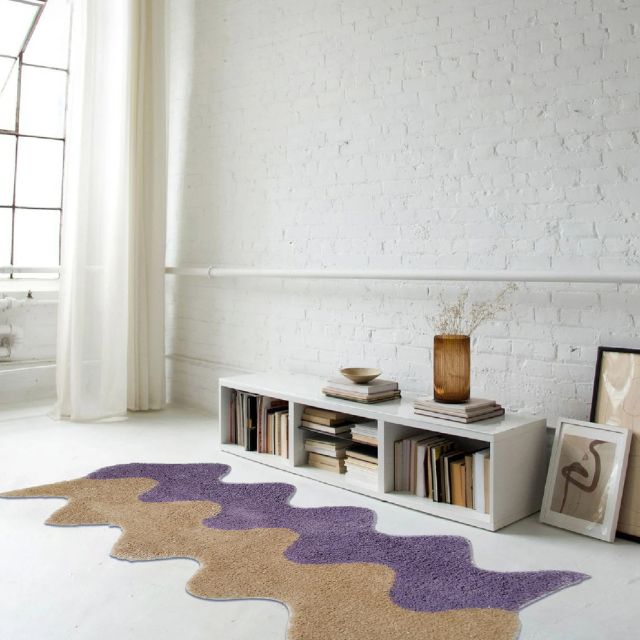 Avtoit | Abstract Color Block Rug made of Cotton-Polyester