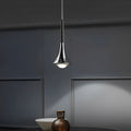 Avtoit | LumiDrop Nordic Design Pendant Light | Drop Shape | Elegant LED Light for Dining Room & Living Room | In Black, Gold & Chrome