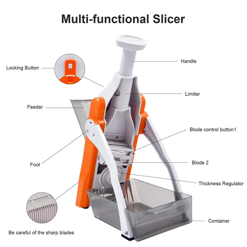 Avtoit | Adjustable safe vegetable slicer
