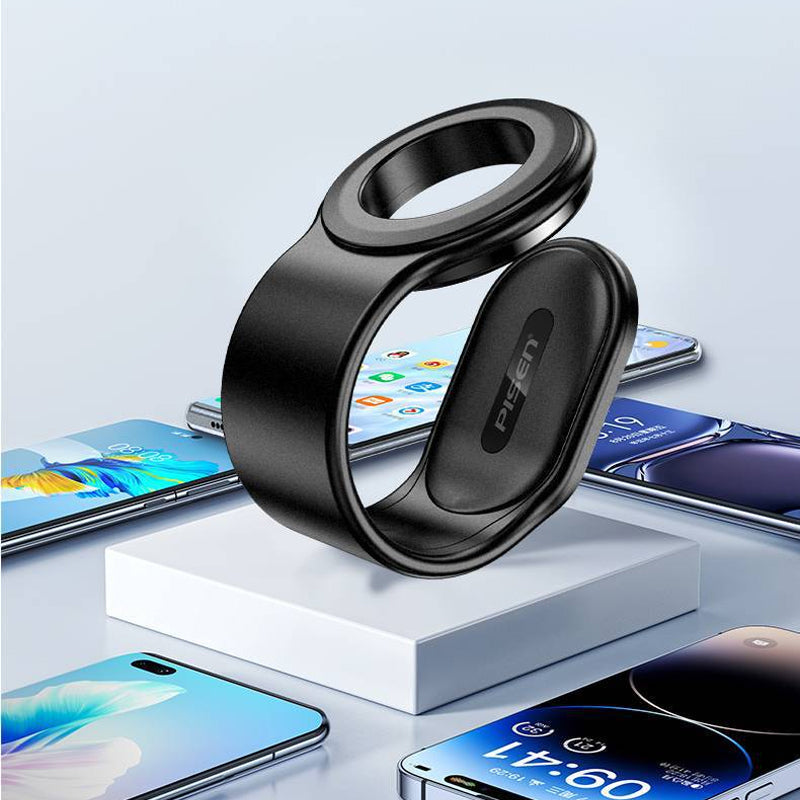 Foldable Magnetic Phone Holder with 360-Degree Rotation