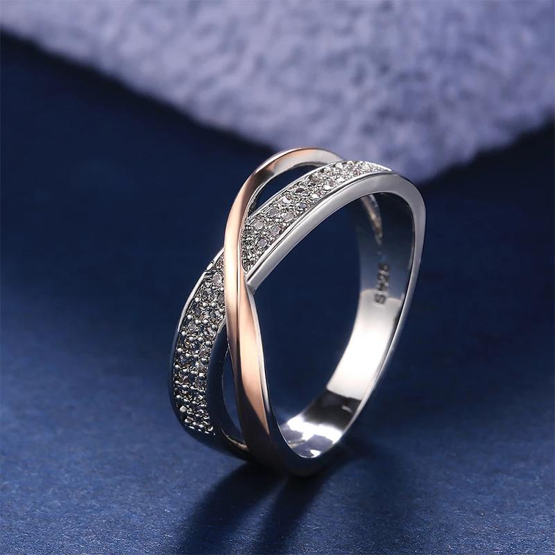 Avtoit | X Shape Cross Ring for Women