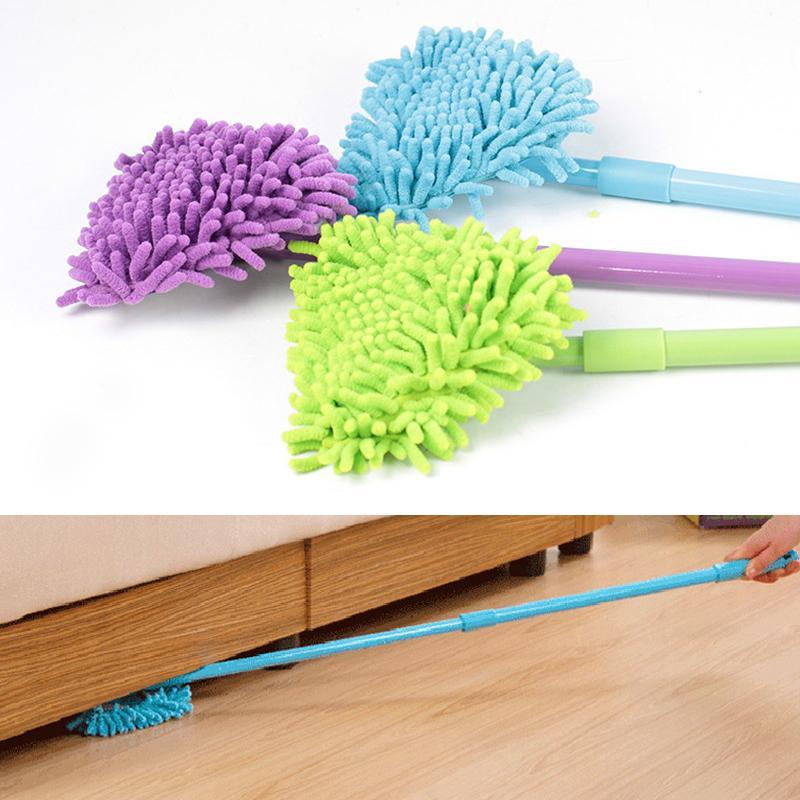 Rotatable adjustable triangular mop with 180-Degree Rotation