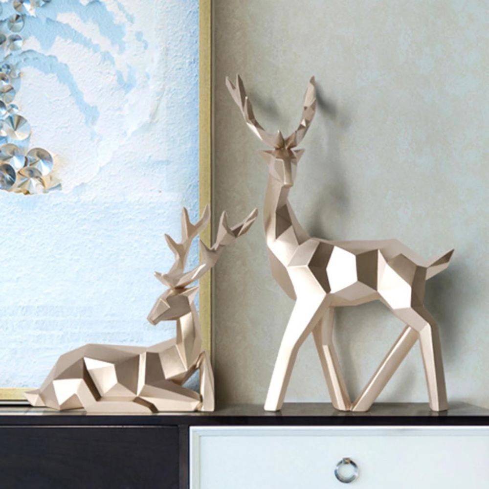 Avtoit | Geometric Deer Statue