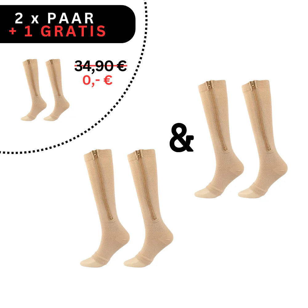 Avtoit | Comfortable compression stockings with zipper