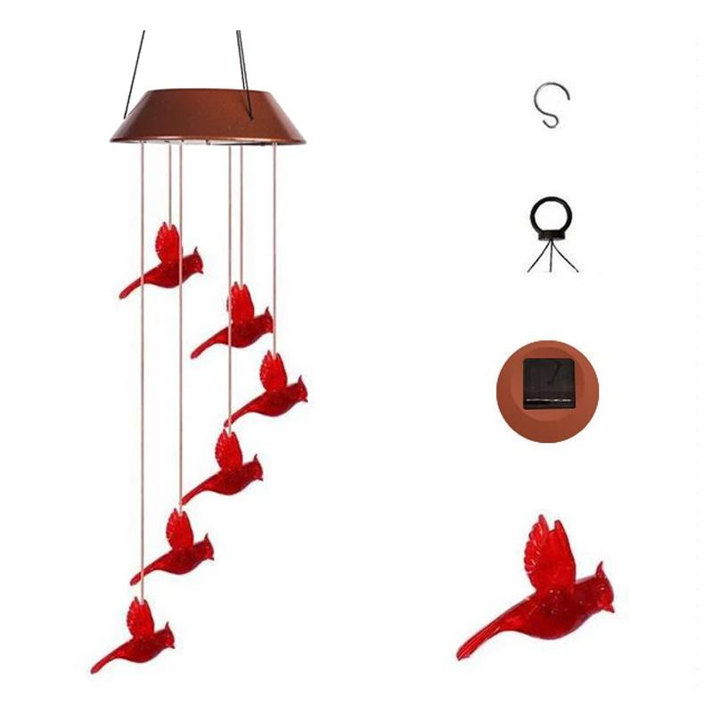 Avtoit | Red Bird Wind Chime Light