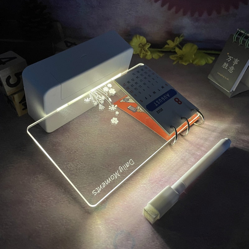 Avtoit | Creative Note Board Led Table Lamp