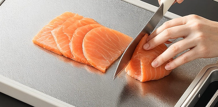 Avtoit | Pure Titanium Double-Sided Cutting Board - Antibacterial, Mold-Proof, Food-Grade Kitchen Essential