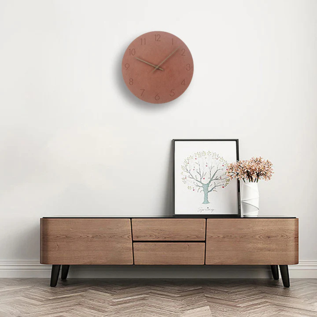 Avtoit | Large Wall Clock Wood Modern | Minimalistic Wall Design