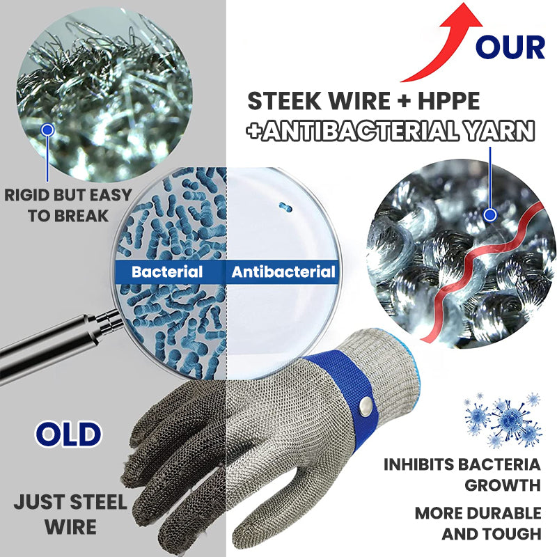 Avtoit | Stainless Steel Mesh Metal Laboratory Protective Gloves
