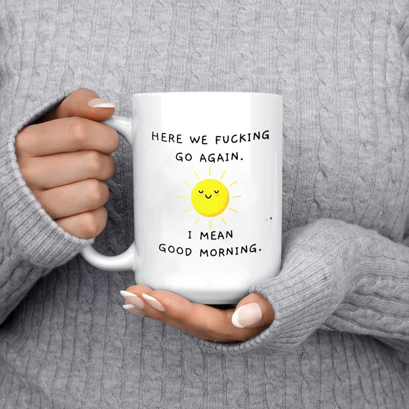 Ceramic Coffee Mug, Dishwasher and Microwave Safe, Gift for Coworkers