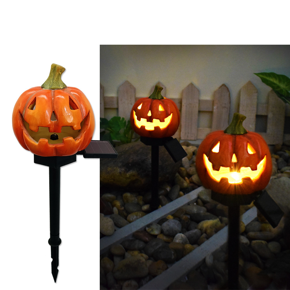 Avtoit | Halloween Solar Lights – Decorative LED Garden Lights with Pumpkin and Witch Designs