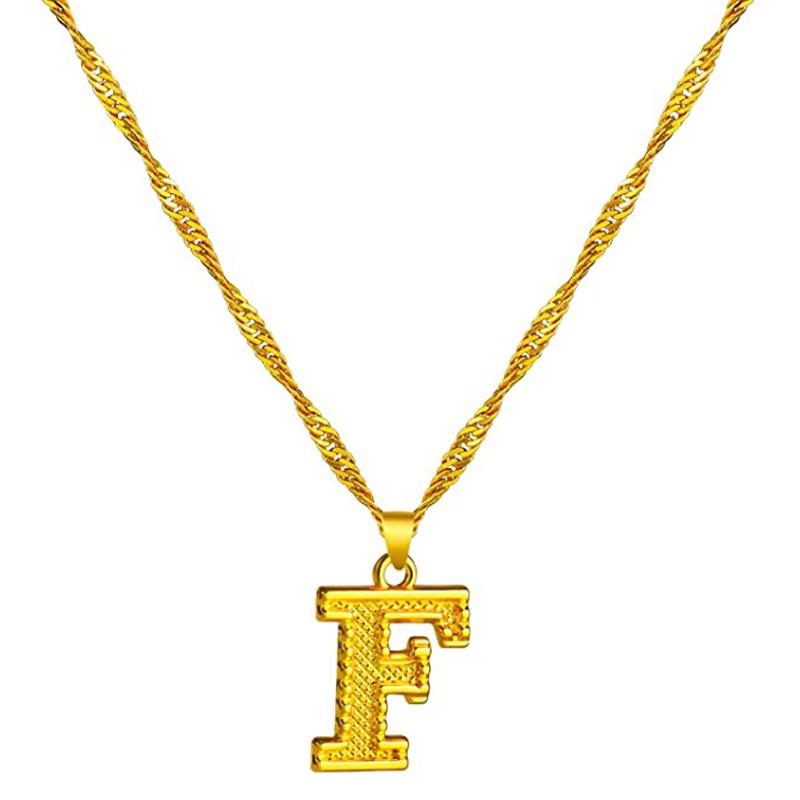 Avtoit | 18K gold-plated initial letter necklace