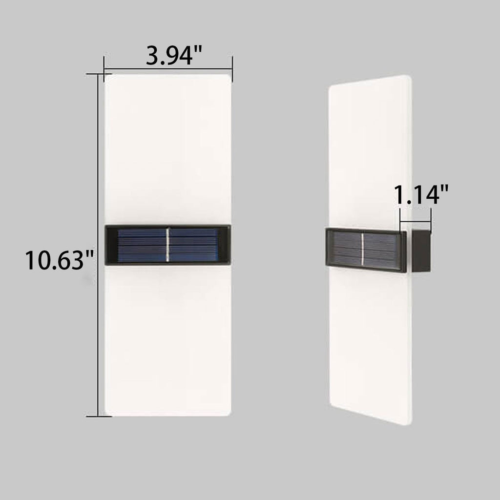 Avtoit | LumaZen Solar LED Wall Lamp | Weatherproof | Solar Powered Outdoor Lighting | Garden & Patio Decor