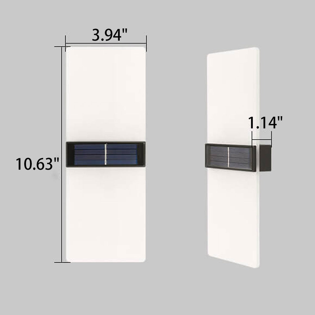 Avtoit | LumaZen Solar LED Wall Lamp | Weatherproof | Solar Powered Outdoor Lighting | Garden & Patio Decor