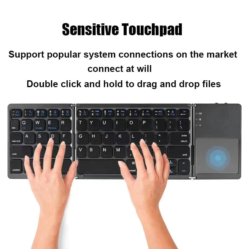 Avtoit | Foldable Bluetooth Keyboard with Touchpad
