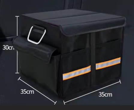 Avtoit | Car Trunk Organizer Foldable Cover Durable Sturdy Thickened Plate Collapsible Trunk Storage Box