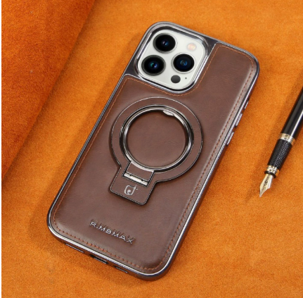 Avtoit | Luxury Leather Invisible Stand iPhone Case