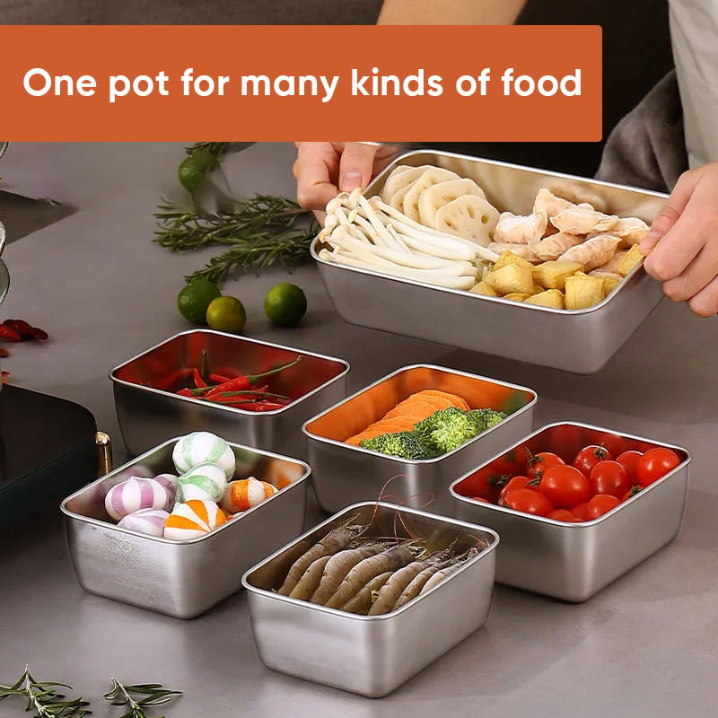 Avtoit | Stainless Steel Food Storage Container with Lid, Lunch, Snack Storage Box