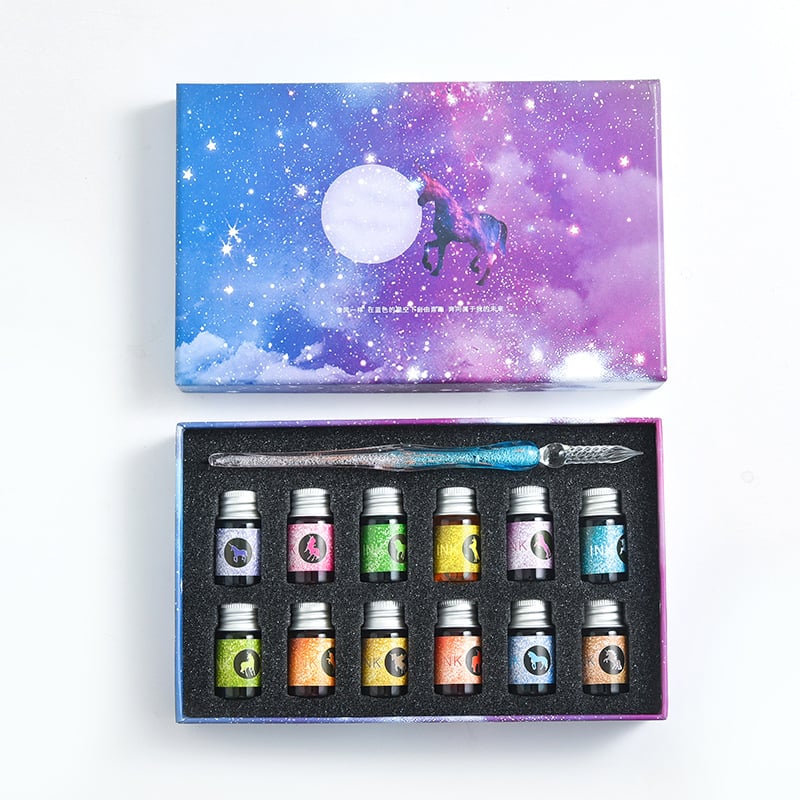 Avtoit | Calligraphy Glass Dip Pen Ink Set