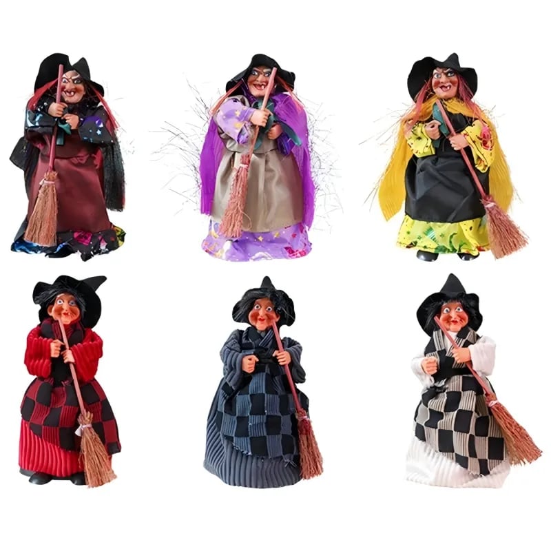 Avtoit | Halloween Witch Doll Statue Decor Desktop