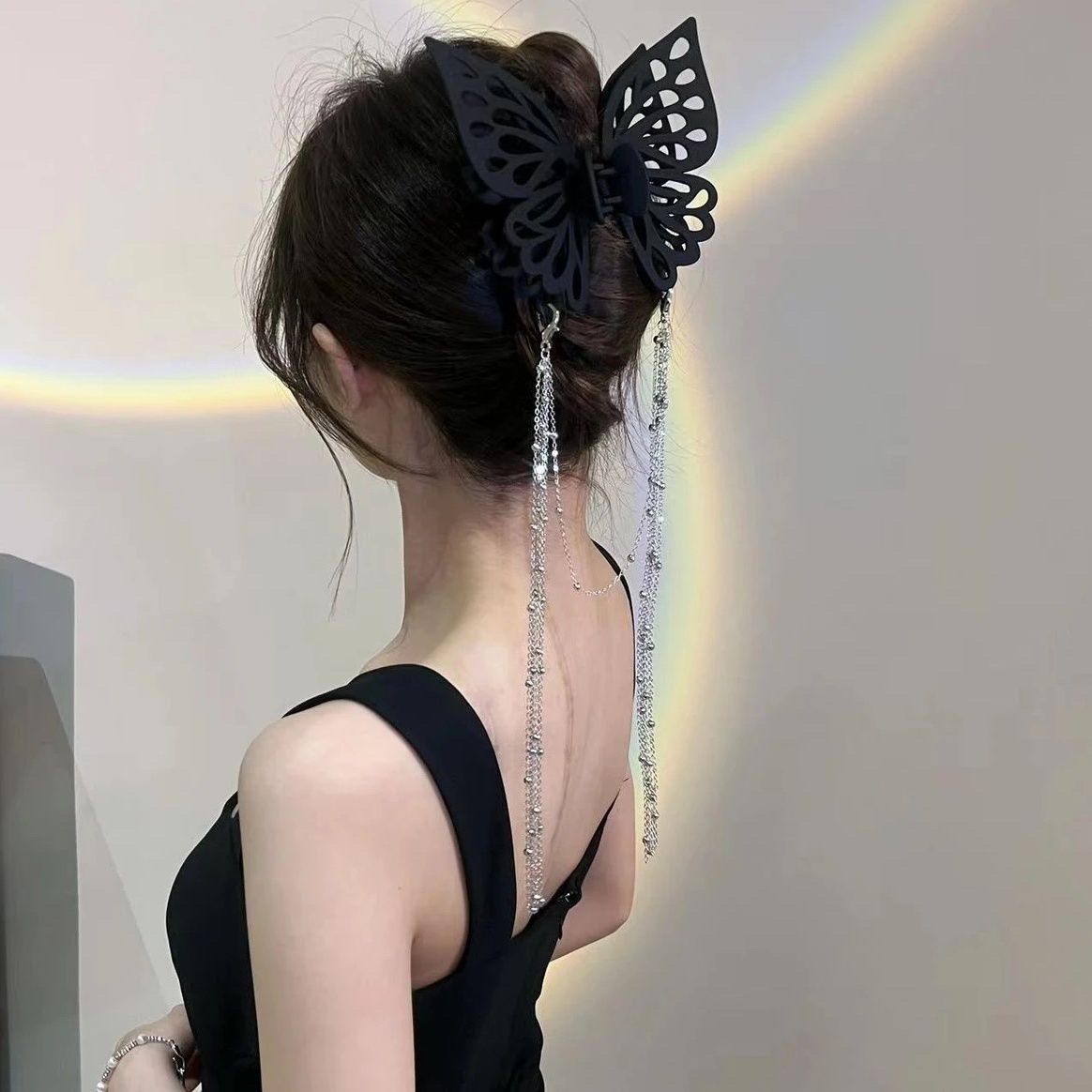Avtoit | Tassel butterfly hair clip