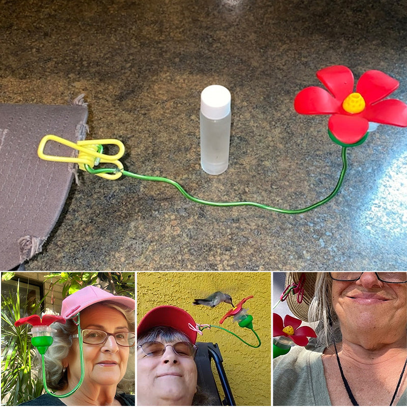 Avtoit | Hat Clip Hummingbird Feeder
