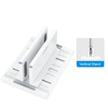 Avtoit | Vertical Laptop Stand, with Extra Phone/Tablet Holder, for Home & Office