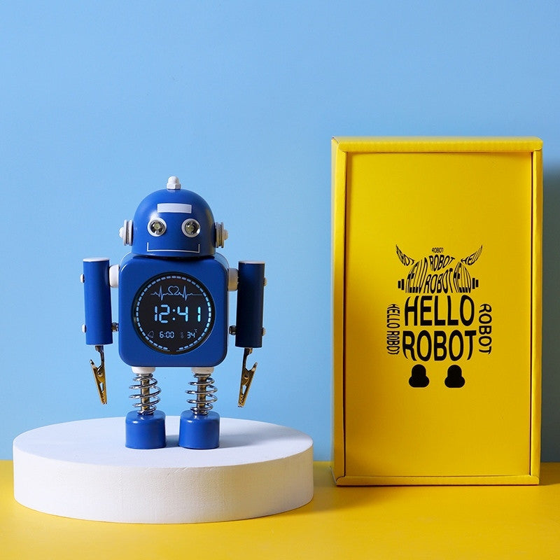 Avtoit | Robot Alarm Clock, Easy-to-Read Digital Display, Pleasant Sounds & Temperature