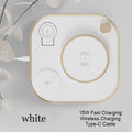 Avtoit | 5-in-1 Desktop Lamp with 3 Wireless Charging Modules & Adjustable Light, for Home & Office