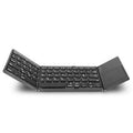 Avtoit | Pocket-Sized Tri-Folded Rechargeable Bluetooth3.0 Keyboard with Sensitive Touchpad Mouse, for Tablets, Smartphones, Laptops, PC and More