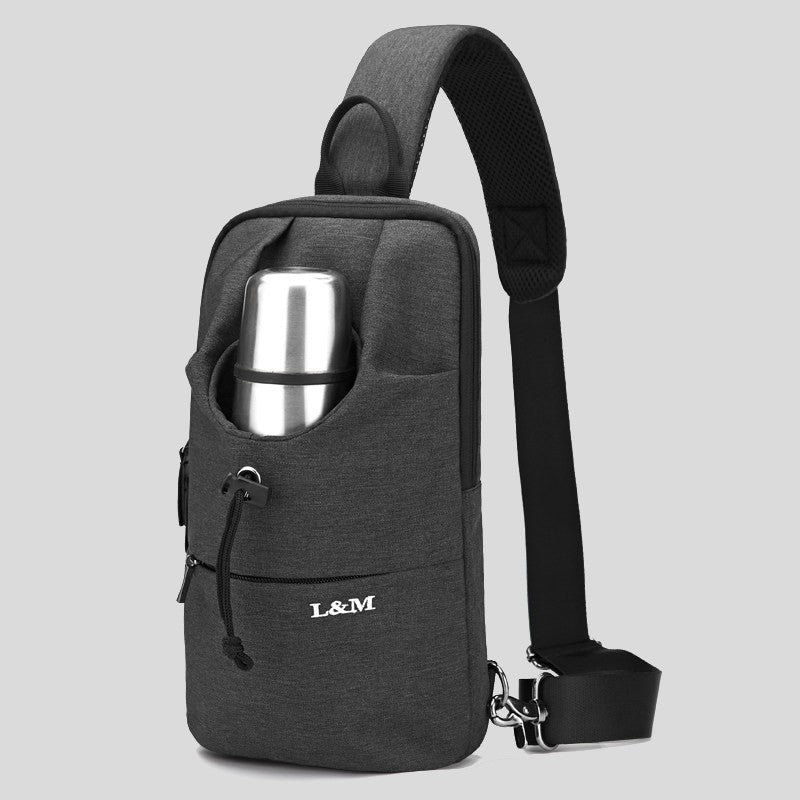 Avtoit | Portable Waterproof Sling Bag with Cup Holder, for Travel, Biking, Gym & More