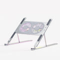 Avtoit | Portable Ergonomic Laptop Cooling Stand, with Adjustable Height & Quiet LED Fans